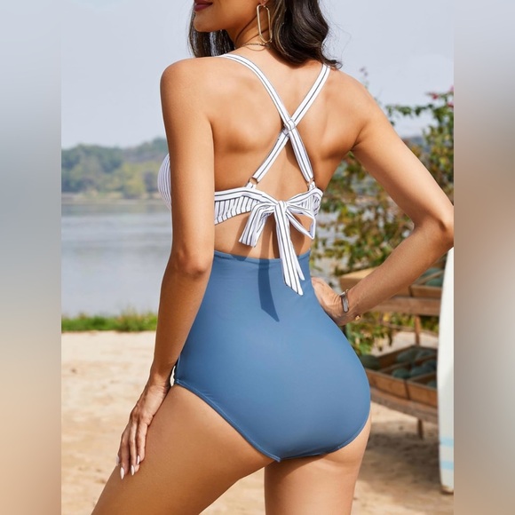 American Trends Swimsuit Women One Piece Tummy Control Bathing Suit for Women - Picture 4 of 8